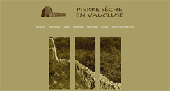 Desktop Screenshot of pierre-seche-en-vaucluse.fr