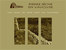 Tablet Screenshot of pierre-seche-en-vaucluse.fr